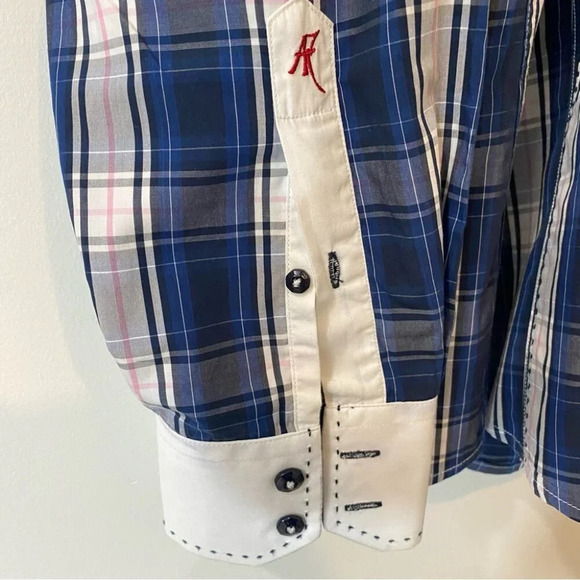 Absolute Rebellion French Style Bold Dress Down Slim Fit Shirt XXL - Picture 6 of 16